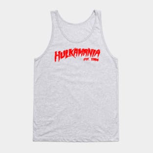 hulkamania red 1984 retro Tank Top